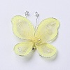 Polyester Butterfly Decoration DIY-WH0018-03D-2