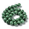 Natural Malachite Beads Strands G-F571-27AB1-6mm-7