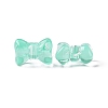 Transparent Spray Painted Glass Beads LS-GLAA-I050-11F-3