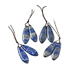 Natural Lapis Lazuli Pendants G-A265-02E-1