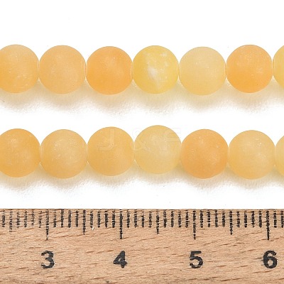 Natural Yellow Calcite Beads Strands GG-CBAA3AB-01-6mm-1