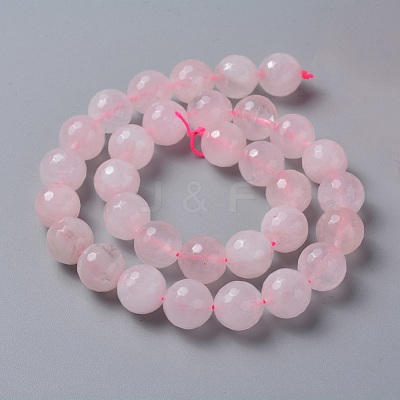 Natural Rose Quartz Beads Strands G-C065-12mm-3-1