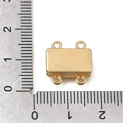 2-Strands Brass Magnetic Clasps KK-CBA9C94-01A-G-1