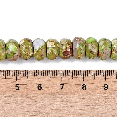 Dyed Synthetic Imperial Jasper Beads Strands G-P529-E01-A04-1
