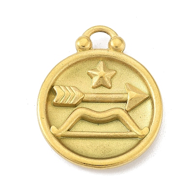 Real 18K Gold Plated Tone 304 Stainless Steel Pendants STAS-K291-01G-09-1