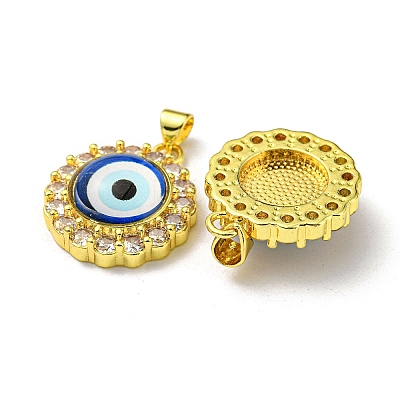 Real 18K Gold Plated Brass Pendants KK-L209-008G-01-1