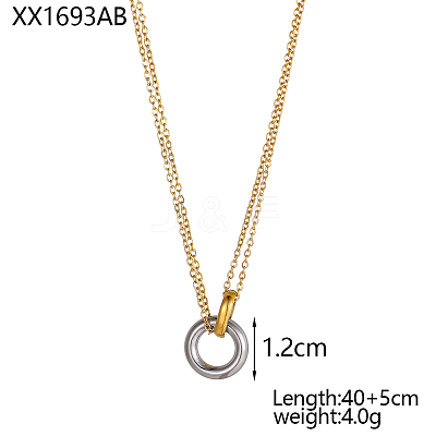 304 Stainless Steel Big Pendants SA-OY002-40G-1