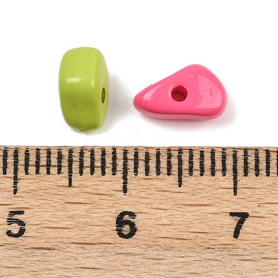 Opaque Acrylic Beads OACR-B036-07-1