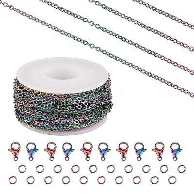 DIY Chain Jewelry Set Making Kit STAS-SZ0002-27-1