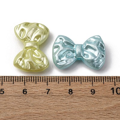 Pearlized Opaque Acrylic Beads OACR-S072-03B-1