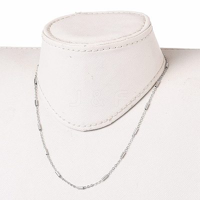 Non-Tarnish 304 Stainless Steel Cable Chain Necklaces NJEW-JN03169-01-1