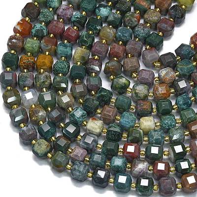 Natural Bloodstone Beads Strands LS-G-K389-A56-01-1