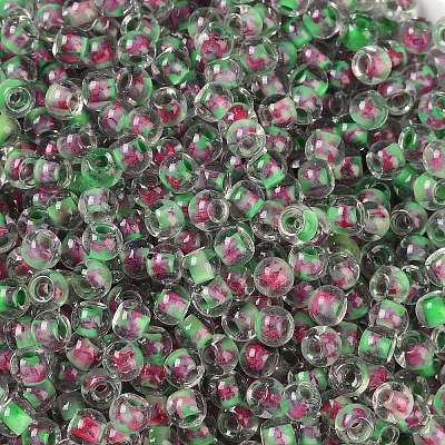 Transparent Inside Colours Glass Seed Beads X1-SEED-A032-04U-1