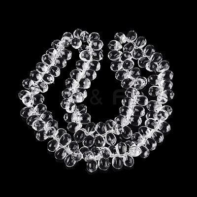 Transparent Glass Beads Strands GL-N005-02A-A01-1