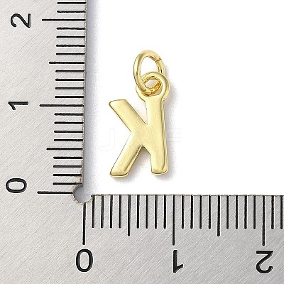 Rack Plating Brass Charms KK-P245-06G-K-1