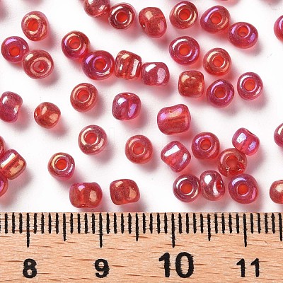 6/0 Round Glass Seed Beads SEED-US0003-4mm-165-1