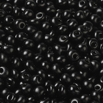 6/0 Opaque Baking Paint Glass Seed Beads SEED-M012-02A-12-1
