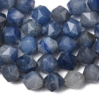Natural Blue Aventurine Beads Strands G-Z119-A38-02-1