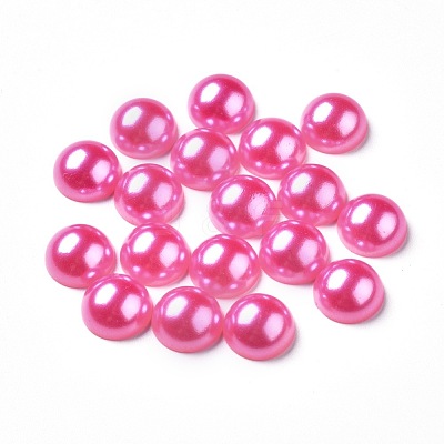 ABS Plastic Imitation Pearl Cabochons SACR-S738-12mm-Z6-1