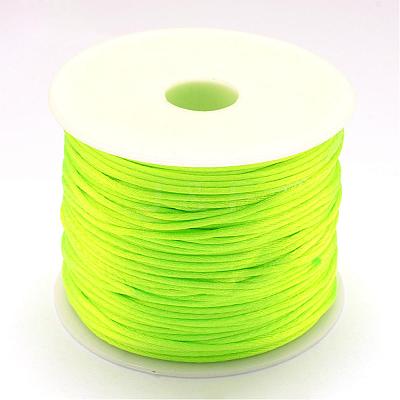 Nylon Satin Rattail Cords NWIR-R025-1.0mm-F231-1