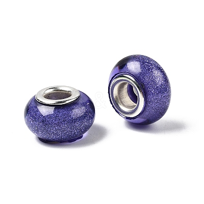 Large Hole Resin European Beads OPDL-R118-13B-1