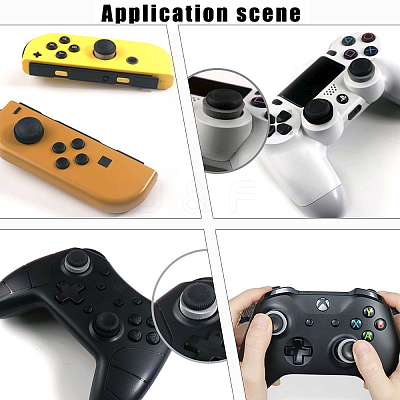 SUPERFINDING 30Pcs 2 color Joystick Sponge Ring AJEW-FH0001-53-1
