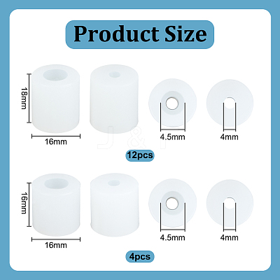 Silicone Column Block AJEW-WH0651-74C-1