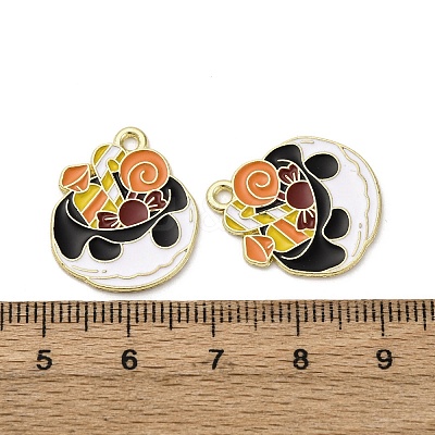 Halloween Alloy Enamel Pendants LS-STAS-I354-01G-J-1