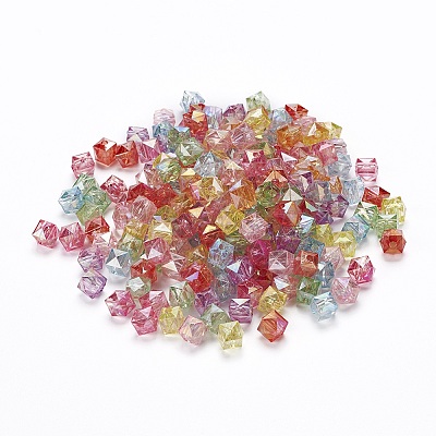 200Pcs Transparent Acrylic Beads TACR-YW0001-23-1
