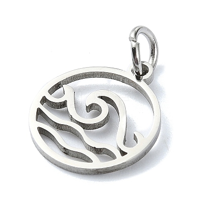 Non-Tarnish 304 Stainless Steel Charms X-STAS-C097-63P-1