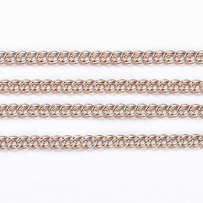 Ion Plating(IP) 304 Stainless Steel Twisted Chains CHS-H007-70RG-1