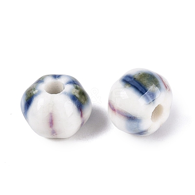 Vintage Handmade Porcelain Beads PORC-Q006-07A-1