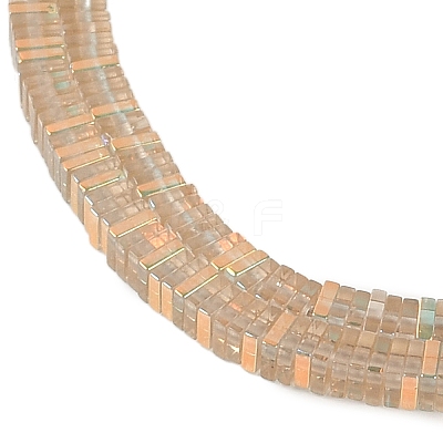 Electroplate Glass Beads Strands GLAA-B023-01A-01-1