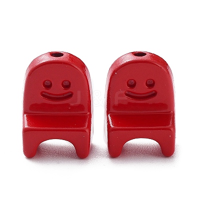 Spray Painted Alloy Bead PALLOY-H134-52-1