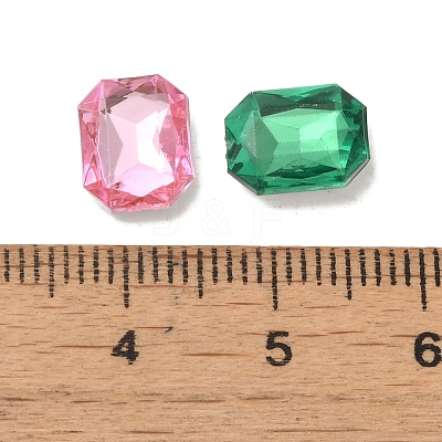 Imitation Taiwan Acrylic Rhinestone Cabochons GACR-A010-8x10mm-M-1