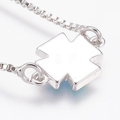 Long-Lasting Plated Adjustable Brass Slider Bracelets LS-BJEW-P165-02A-1