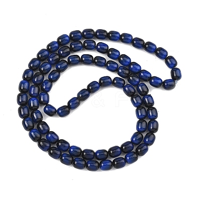 Dyed Imitation Tiger Eye Glass Beads Strands GLAA-H040-02A-1