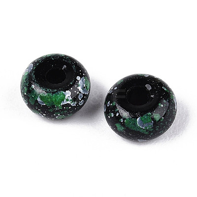 3/0 Baking Paint Glass Beads GLAA-G118-02H-1