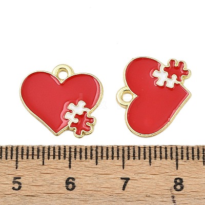 Alloy Enamel Pendants FIND-I067-01G-04-1