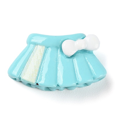 Opaque Resin Cabochons RESI-E046-02F-1