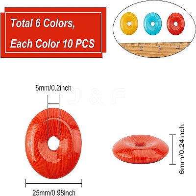 Resin Pendants RESI-FH0001-05-1