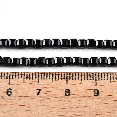 Natural Black Quartz Beads Strands G-T141-60-1