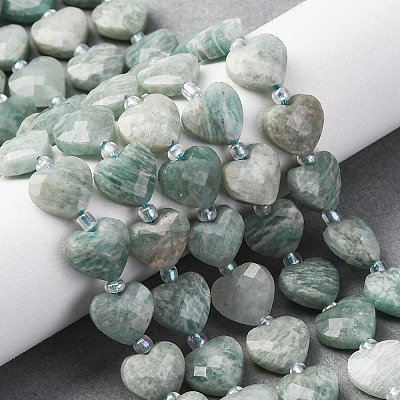 Natural Amazonite Beads Strands G-P570-E15-01-1