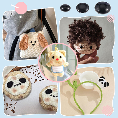 600Pcs 3 Styles Resin Doll Eyes DIY-PH0036-24-1