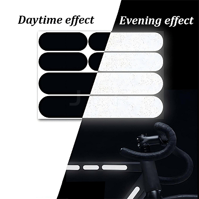Plastic Reflective Stickers DIY-WH20032-45A-1