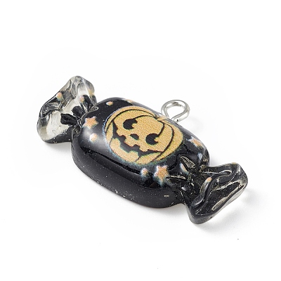 Translucent Resin Pendants RESI-D064-01P-03-1