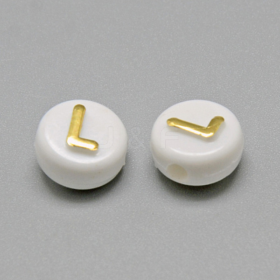 Plating Acrylic Beads X-SACR-S297-11-1