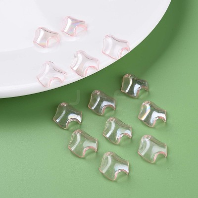 Transparent Acrylic Pendants MACR-S373-106-C04-1