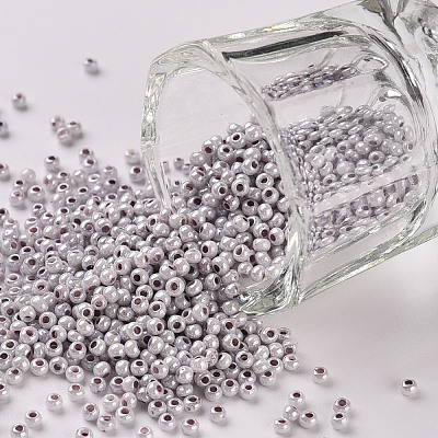 11/0 FGB Grade A Round Glass Seed Beads SEED-N001-B-0488-1