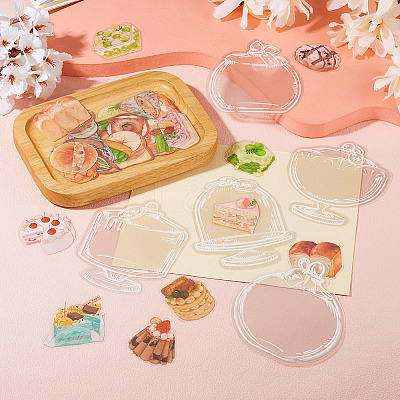 3Sets 3 Styles PET Waterproof Decorative Stickers DIY-TA0010-64B-1
